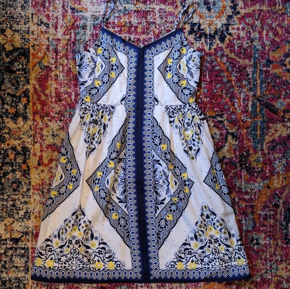 Blue and yellow sundress | BR